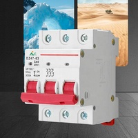 Productos seleccionados, disyuntores en miniatura, interruptor de aire en miniatura, 1P, 2P, 3P, 4P, 6KA, 100A, tipo RCCB, MCB, bajo voltaje