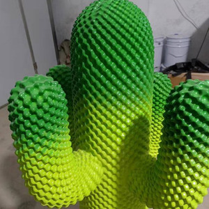 卸売ショッピングモール装飾ファイバーグラス等身大植物像ファイバーグラスサボテン彫刻ホームデコレーション - Product Image 3