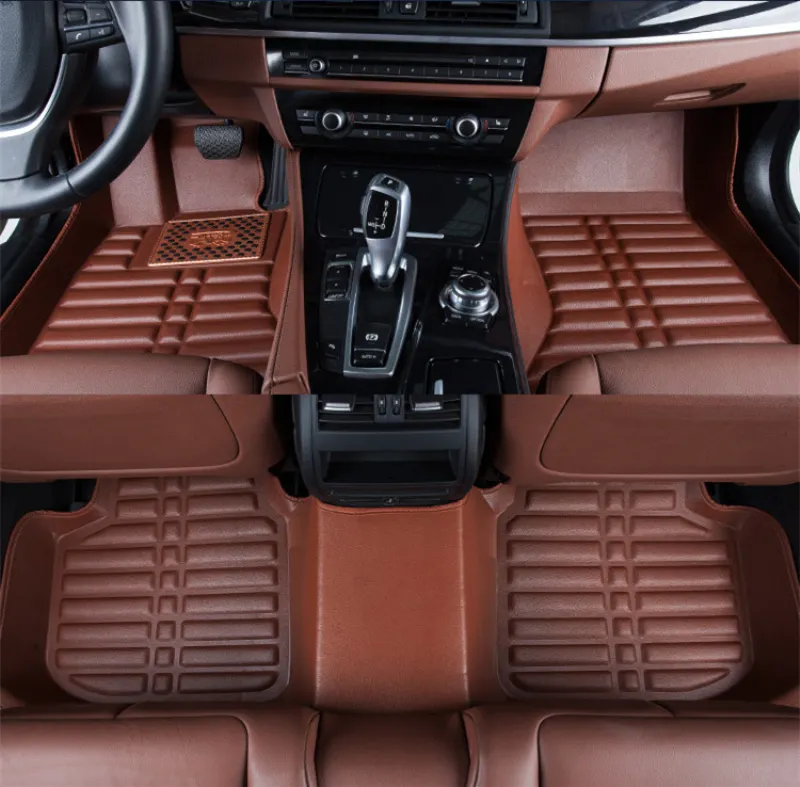 Лидер продаж Amazon, противоскользящий цветной высококачественный кожаный автомобильный коврик для BMW X3i/BMW 2004 745Li
