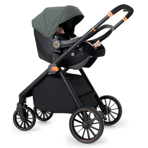 Poussettes pour Bébés. Siège Auto et Poussettes de Luxe pour Bébé, Grandes Roues, Pliable, Landau <span class=keywords><strong>3</strong></span> <span class=keywords><strong>en</strong></span> <span class=keywords><strong>1</strong></span> avec Siège Auto - Product Image 2