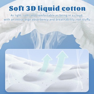 Pañales Desechables Transpirables con Protección Antifugas 3D del Fabricante OEM, Pañales Tipo Pull-Up para Bebés con Protección Antifugas 16-18 - Product Image 2