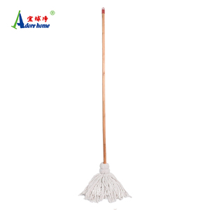 Giá Rẻ Cotton Du Thuyền Lau Với Tay Cầm Bằng Gỗ Làm Sạch Lau Ướt Lau - Product Image 1