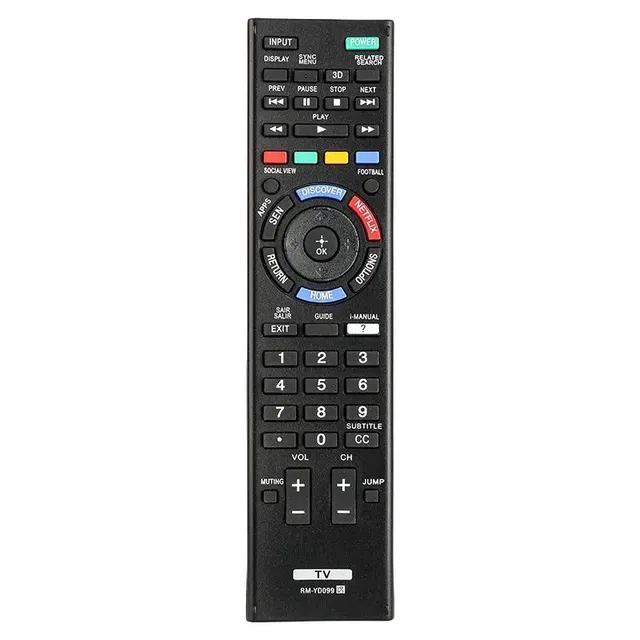 RM-YD099 For Sony TV Remote Control Replacement With Netflix Button KDL-32W700B KDL-40W580B KDL-42W805B KDL-50W805B