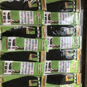 Extensiones de pelo sintético con ajuste de agua caliente, 3X capas, yaki braid, ombré, preelástico, EZ - Product Image 5