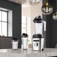 Mixeur Électrique Multifonctionnel en Acier Inoxydable avec Fonction Glace Pilée et Pot Sans BPA pour Usage Domestique