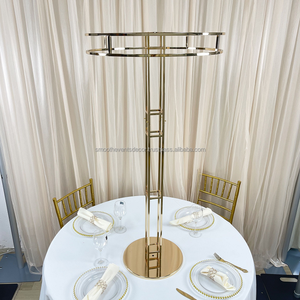 Support de décorations de fleurs de mariage de vente chaude lisse support de fleurs pour pièce maîtresse d'église fleur et support décoration de mariage - Product Image 1