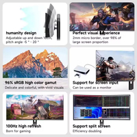 PC Todo en Uno para Juegos con Pantalla LCD Curva de 34 Pulgadas, Intel Core I5 I7 I9, 16 GB de RAM DDR4, SSD de 1 TB, OEM Monobloque, Escritorio 4K