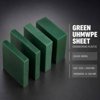 Feuille de plastique technique UHMWPE noir, blanc, vert, couleur personnalisée, 1220 x 2440 mm, options de couleur 6-200 mm