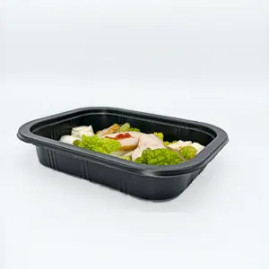 Small PP Plastic Food Tray with Sealing Blister Pack Includes Plates & Bowls