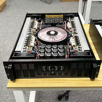 Amplificateur de puissance professionnel 2000W, amplificateur de puissance 4 canaux, amplificateur de puissance TD, adapté aux scènes de DJ et aux soirées.
