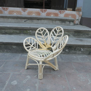 Silla con forma de flor para niños, material de ratán 2022 natural 100% de Vietnam, baja cantidad mínima, alta calidad, gran oferta - Product Image 4