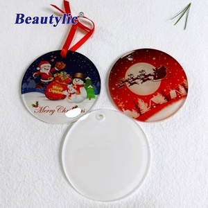 การพิมพ์ภาพด้วยความร้อนแบบแบนเครื่องประดับอะคริลิคการระเหิดความงามกลอสสีขาว longstar - Product Image 1