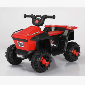 <span class=keywords><strong>Quad</strong></span> électrique robuste bleu <span class=keywords><strong>6V</strong></span> à batterie pour enfants de 2 à 4 ans, pneus en plastique, jouet d'extérieur amusant - Product Image 4