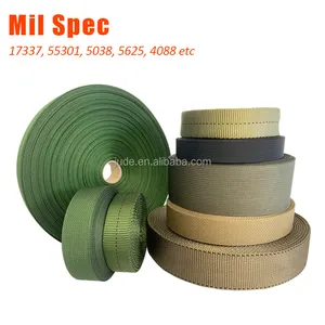 1.25 "Nylon tùy chỉnh dây đeo cũng Pia 5038 ràng buộc Băng 17337 Webbing Jude chúng tôi chiến thuật balcs mil Spec Mil-W-55301 Nylon Webbing - Product Image 1