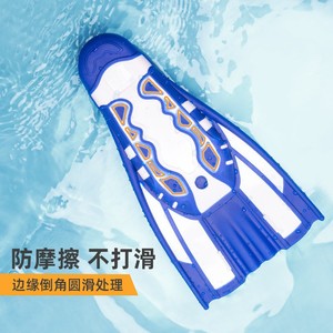 xinyixuan Palmes de natation courtes en silicone noir, réglables, à talon ouvert, antidérapantes pour la plongée en apnée, la plongée libre et l'entraînement - Product Image 3