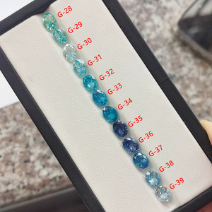 พลอยคิวบิกเซอร์โคเนียทรงรีขนาด 6x8 มม. สำหรับทำเครื่องประดับ - Product Image 2