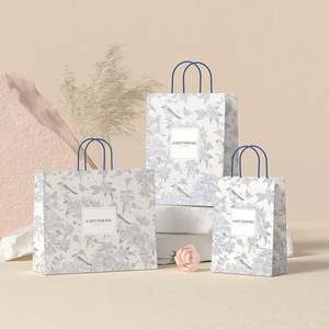 Bolsas de Papel Kraft Clásicas para Cumpleaños con Logotipo Personalizado, Bolsas de Regalo de Lujo con Asas de Cuerda, Reciclables, Reutilizables y Duraderas - Product Image 6