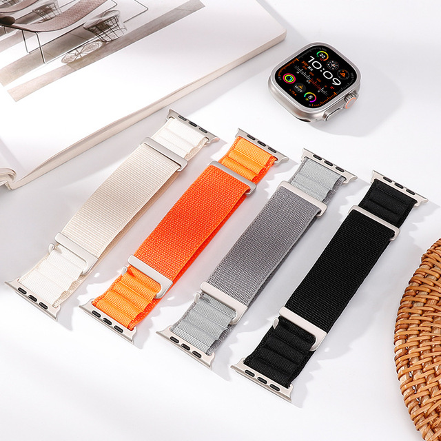 Nylon Watch Band for apple Watch Strap 9 8 7 6 5 4 3 2 1 SE Ultra