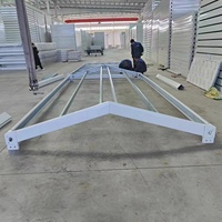 Casa Prefabricada de 20 pies con Estructura de Acero Galvanizado, Estructura de Almacén para Producción Agrícola de 40 pies