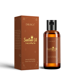 Gran oferta en Europa, <span class=keywords><strong>crema</strong></span> de bronceado, aspecto brillante, aceite marrón oscuro, secado rápido, salón, gotas autobronceadoras, bronceado en cama solar - Product Image 1