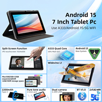 Prix de Gros Tablette PC Android 15 de Jeu Wi-Fi 7 Pouces avec Clavier, 3 Go de RAM, 32 Go de ROM