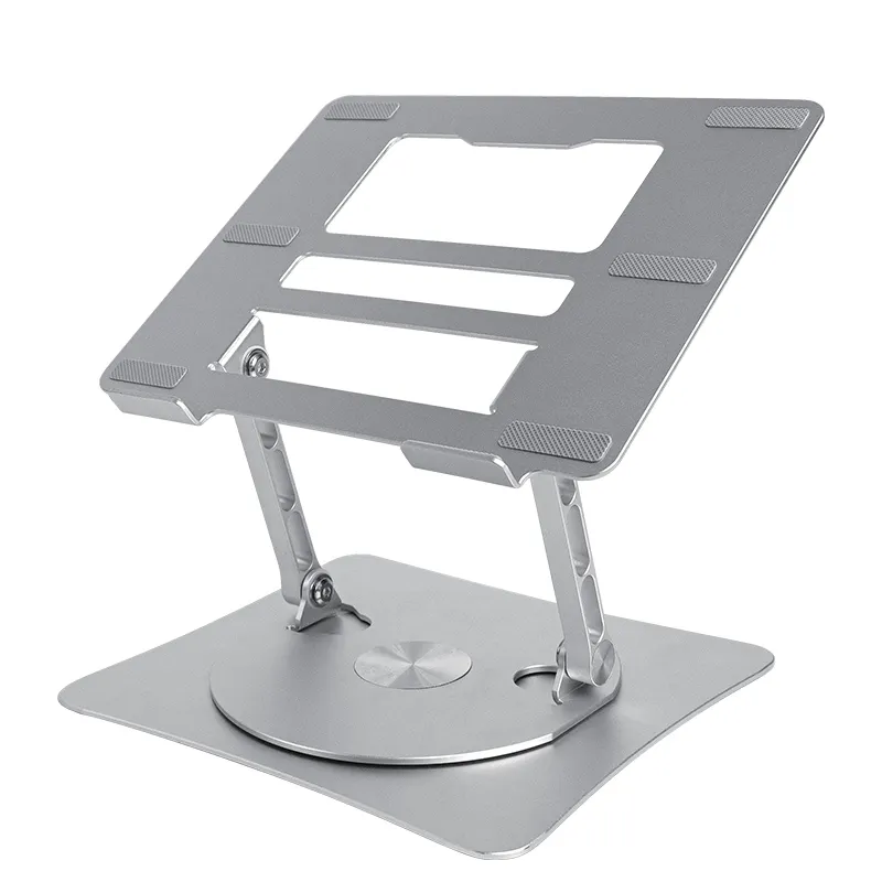 High Quality Aluminium alloy Customized Laptop Stand 360 Rotating Adjustable Folding Projector Tablet stand Computer Stand