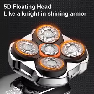 <b>Head</b> Shaver Bald Men Electric Bald <b>Razor</b> IPX7 Wet/Dry Floating <b>Heads</b> Ultimate Comfort Grooming Kit Beard Trimmer Li-ion Battery - Product Image 3