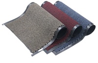 Offres Spéciales classique Nouvelle Arrivée portable tapis de porte en velours coupé avec SUPPORT en PVC
