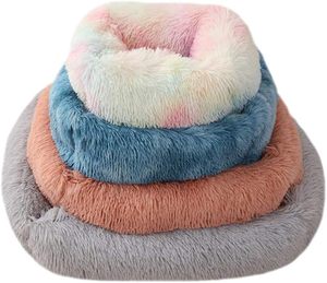 Hot Sale Square Solid Velvet Winter Fluffy <b>Dog</b> <b>Beds</b> <b>Plush</b> Sustainable Faux Fur Cotton Fill Removable Washable for Large Medium - Product Image 1