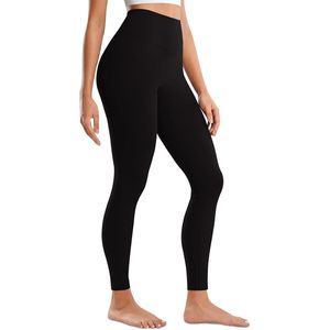 Fisoew Leggings de cintura alta para mujer, pantalones de yoga con control de abdomen, para entrenamiento, gimnasio, atletismo - Product Image 1