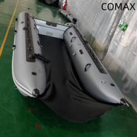 Bateau Catamaran Gonflable pour Sports Nautiques et Pêche à la Carpe, Embarcation Portable à Pontons Gonflables