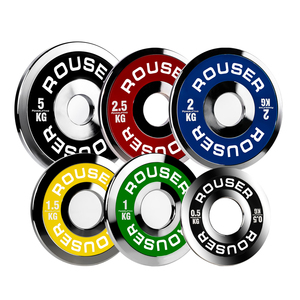<span class=keywords><strong>Discos</strong></span> de Pesas de Acero <span class=keywords><strong>Calibrados</strong></span> Ultrafinos Rouser Fitness, Cromados y Electrochapados, para Levantamiento de Pesas en Gimnasio - Product Image 6