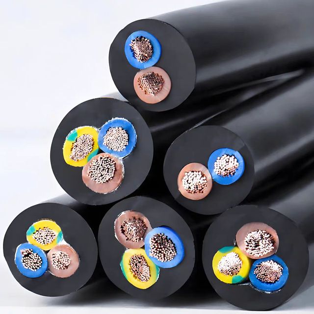 H05VV-F H07VV-F 300/500V Flexible Copper Wire PVC Insulated Sheathed Electrical Cable for House Wiring