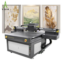 YDM 1313 Uv Impresora de cama plana Máquina de impresión rotativa Uv Impresora de gran formato para botellas de tazas Azulejos de cerámica en América EE. UU.