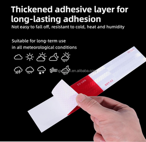 Segni di sicurezza autoadesivi ad alta visibilità impermeabili DOT--C2 Micro prismatici per animali domestici ad alta riflessione - Product Image 4