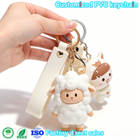 Original Fabrik Maßgefertigte PVC-Cartoon-Schlüsselanhänger mit Weichgummi-Material Hochwertige Langlebige Accessoires Geschenke