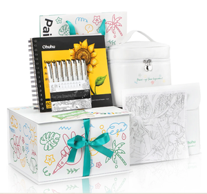 Caja de regalo <span class=keywords><strong>Ohuhu</strong></span> para chicas adolescentes, mujeres, mujeres, día de la madre, paquete de marcadores: Juego de marcadores de alcohol de 72 colores, 16 hojas para colorear, - Product Image 1