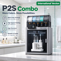 Imprimante 3D P2s Lab Bamboo Compacte à Haute Vitesse 600 mm/s, Écran LCD Multicolore, USB, Nouvelle, 1 An de Garantie, Impression Rapide PLA, Grand Écran, Automatique