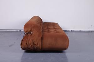 <span class=keywords><strong>Muebles</strong></span> modernos de mediados de siglo, sofá <span class=keywords><strong>Soriana</strong></span> de terciopelo marrón, Afra, Tobia, Scarpa, reproducción - Product Image 4