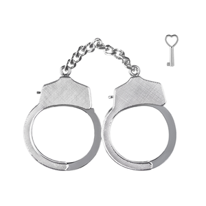 Yetişkinler için alaşım kelepçe Metal seks bağlama bilezik kalp şeklinde anahtarlık sökme oyuncak kelepçe ile Bdsm oyuncaklar çiftler için - Product Image 2