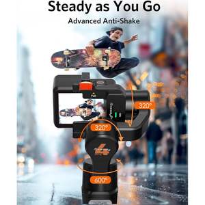 Estabilizador de cardán de 3 ejes Hohem Pro4 para cámaras de acción GoPro Hero 12 11 10 9, grabadora de video portátil a prueba de agua - Product Image 2