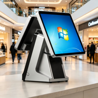 Système de point de vente tout-en-un avec écran tactile de 15 pouces, vente chaude en Chine