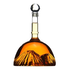 Chai Rượu Vodka Thủy Tinh Borosilicate Tùy Chỉnh Độc Đáo Với Núi - Product Image 2