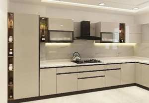 Nouvelle conception de meubles, armoires de cuisine modernes en panneaux de bois, armoires de cuisine modulaires, rangement, garde-manger avec plan de travail en pierre - Product Image 4