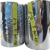 Feuille d'aluminium argent froide, pour impression sur papier d'emballage, 10 rouleaux, film de transfert, pour la pâte à dents, estampage, vente en gros