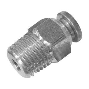 Быстроразъемные фитинги из нержавеющей стали 304 для пневматических шлангов, с наружной резьбой, для станков с ЧПУ, пневматические быстроразъемные соединители - Product Image 4