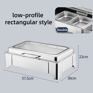 Plato de frotamiento de acero inoxidable contemporáneo Rendimiento confiable con construcción sin costuras para hoteles y restaurantes - Product Image 5