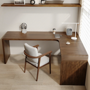 Scrivania ad <span class=keywords><strong>angolo</strong></span> per <span class=keywords><strong>soggiorno</strong></span>, scrivania per computer di lusso di alta gamma, scrivania da ufficio a forma di L, scrivania per <span class=keywords><strong>studio</strong></span>, lettura e apprendimento - Product Image 4