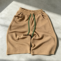 Pantalones Cortos de Alta Calidad para Hombre, Personalizables con Logotipo, Tela Waffle, 380 g/m², Felpa Francesa