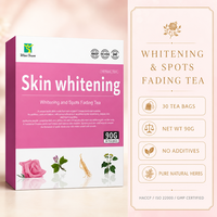 Sachets de thé beauté pour femmes, mélange blanchissant naturel, 30 unités, pour rituel matinal, maison, bureau, tasse, soin personnel